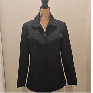 Andrew Marc Women's Zipper Front Black Jacket Size Small